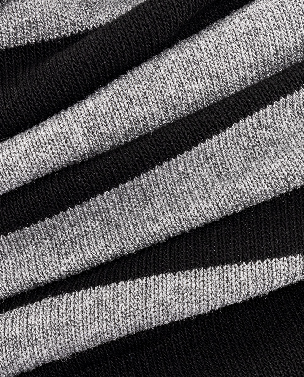 grey black striped